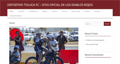 Desktop Screenshot of deportivotolucafc.com