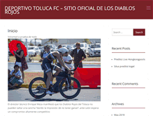 Tablet Screenshot of deportivotolucafc.com